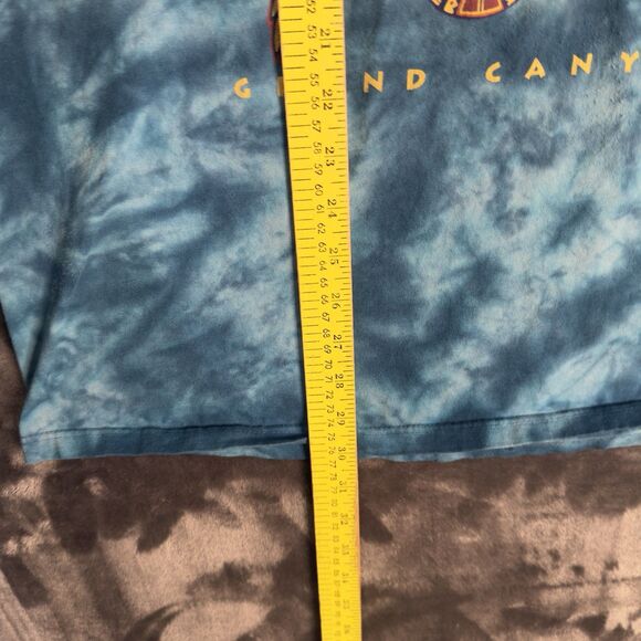 Vtg Ouray Colorado Aztec Shirt Adult Large Single Stitch 90's Blue Grand Canyon - Picture 4 of 6